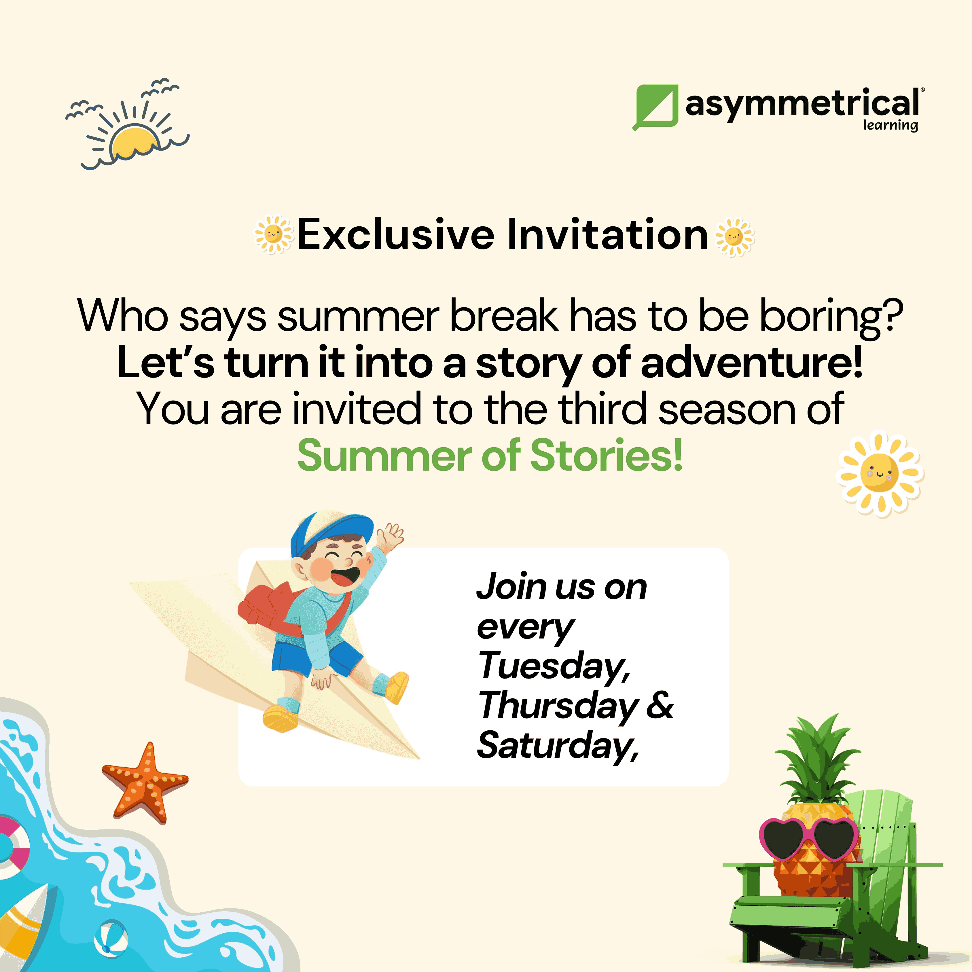 Summer of Stories Invitation